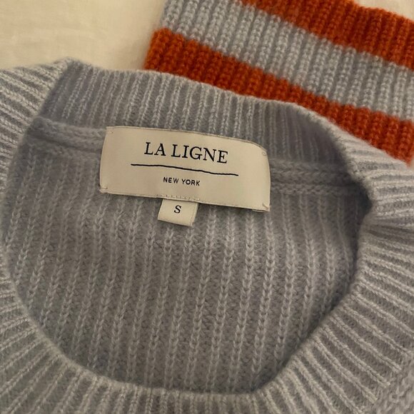 La Ligne Mini Toujours Striped Cashmere Sweater Size Small - Picture 5 of 6